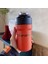 304 L Çelik Kırmızı 500 ml Pipetli Spor Suluk Matara CIN482KR 3