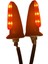 Motosiklet Sinyal Lamba Üniversal 12V Sarı Cam Sarı LED 2'li 2