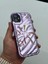 iPhone 11 Kılıf Hologrom Dalgalı Airbaq 3D Grafiti Casetify Desenli Figür Kabartma Liquid Neon Renk 1