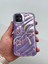 iPhone 11 Kılıf Hologrom Dalgalı Airbaq 3D Grafiti Casetify Desenli Figür Kabartma Liquid Neon Renk 4