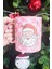 Retro Groovy Santa Tasarım Yılbaşı Hediyesi Pembe Kupa Bardak 1