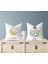 Bebek Çocuk Odası Yastıklı Kırlent Kılıf 2'li DS35 30X30 cm 1