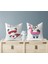 Bebek Çocuk Odası Yastıklı Kırlent Kılıf 2'li DS11 30X30 cm 1
