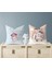 Bebek Çocuk Odası Yastıklı Kırlent Kılıf 2'li Ds4 30X30 cm 1