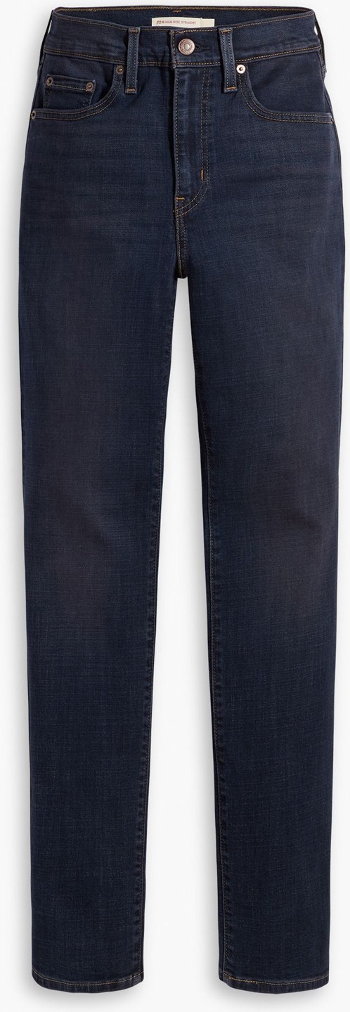 Levi's Koyu Mavi Kadın Yüksek Belli Straight Denim Pantolon 18883-0251 görsel 5