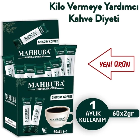 Mahbuba Life Hindiba Kahvesi Diyet Kahve 60 x 2 G