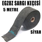 Ysg Egzoz Yanmaz Sargı Keçesi 5 Metre Siyah