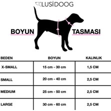 Lusi Doog Köpek Boyun Tasması Köpek Kaka Poşeti Çantası ve Gezdirme Kayış Seti