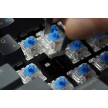 Leaven K550 Kablolu Hot-Swap Blue Switch RGB Mekanik Klavye 87 Tuş