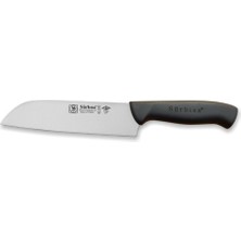 Sürbısa 61195 Şef Aşçı Bıçağı (Santoku) Siyah Renk
