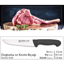 Sürbisa 61115 Kasap Bıçağı (1 No Doğrama ve Kesim Bıçağı) Siyah Renk