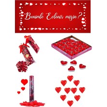 Parti Furyası Evlilik Teklifi Pankartı, Benimle Evlenir Misin? Kutlama Paketi