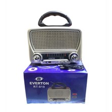 Everton RT-819 Güneş Enerjili Nostaljik Fm,aux,usb Müzik Çalar