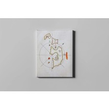 Fotolyo Piri Reis Kitab-I Bahriye Çam Pontal Adası Haritası