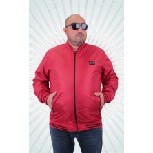 Starbattal Kırmızı Basic Pilot Mont 23823 Erkek 3XL Beden Yağmurluk ve Rüzgarlık Özellikli