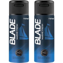Blade Deodorant Marine Fresh 150 ml x 2 Adet
