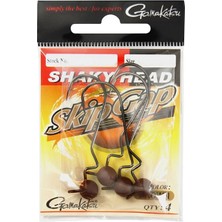 Gamakatsu Preda Gama 5.2g Skipgapshaky Jig Head Zoka Kahve 4/0