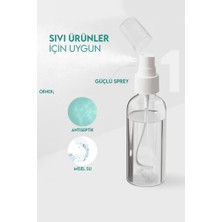 MUJGAN 2'li Doldurulabilir Seyahat Şişesi Basmalı ve Sprey