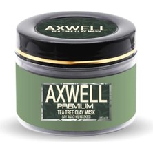 Axwell Çay Ağacı Kil Maskesi 100 ml + Uygulama Fırçası