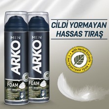 Arko Men Tıraş Köpüğü Anti Irritation 200 ml x 2 Adet