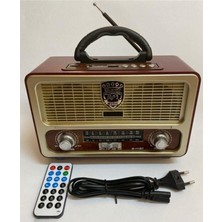 Tastech Meier M-111BT Nostaljik Ahşap Retro Fm Radyo/usb/sd/bluetooth