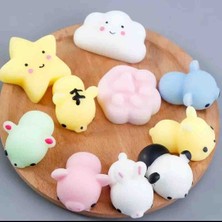 7 Adet Çocuk Squishy Oyuncağı Stres Giderici Hayvan Figürlü Oyuncak