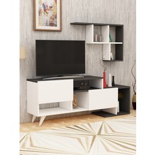 Secen London AR-12088 Pilmin Tv Ünitesi Beyaz / Antrasit
