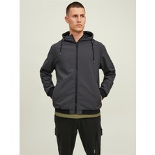 Jack & Jones Kapüşonlu Logolu Ceket- Classic