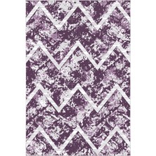 Dekoreko Dijital Salon Halısı Star Pamuk Kaymaz Taban Iskandinav Roxanne Mor