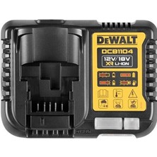 Dewalt DCF850N 18V 205NM Kömürsüz Darbeli+Dewalt DCB1104 4A Şarj Cihazı+Dewalt DCB182-XJ 18 Volt / 4,0 Ah Li-Ion Yedek Akü (1adet)