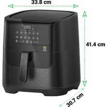 Wiami Fritöz 7 Litre Akıllı Yağsız Airfryer