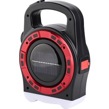 Virox HB-6678C Cob Ledli 20 Watt 3 Kademeli Şarj Edilebilir USB Çıkışlı Solar Lamba (81)