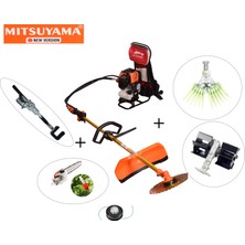 Mitsuyama Japon Sırt Tırpan + Zeytin Hasat +Fındık Silkeleme +Dal Budama + Çapa Makinesi 4.2kw 5,7hp