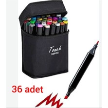 Çilek Home Avm Çilekhomeavm 36’lı Çift Uçlu Touch Marker Art Tasarım Kalem Seti Ithal Ürün TOUCHMARKER36 TOUCH36