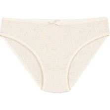 Yıldız Çamaşır 6'Lı Pamuk Kadın Jakarlı Kalpli Bikini Külot Q3575