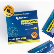 Aprivex Inulin + Fos Prebiyotik Lif Takviyesi 30 Günlük Saşe