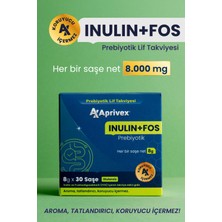 Aprivex Inulin + Fos Prebiyotik Lif Takviyesi 30 Günlük Saşe