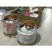 Opulent Accessories Kavanoz Mum Ahşap Fitilli SandalKokulu,candle,dekoratif Mum,hediyelik Mum,doğum günü hediyesi, sevgililer günü hediyesi, anneler günü hediyesi