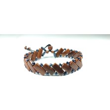 İskeçe Tesbih Ip Örgülü Ayarlanabilir Kuka Bileklik