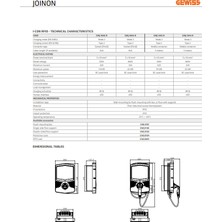 GWJ3004R  I-Con  - Rfıd - Type 2 - 22 Kw - IP55 Sarj Istasyonu