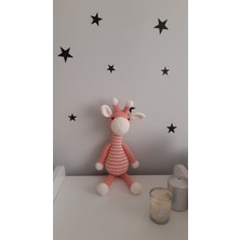 PalaZone Shop Amigurumi Pembe Zürafa Uyku Arkadaşı