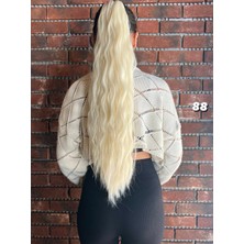 Peruk Market Tokalı Kabarık Dalgalı At Kuyruğu - Platin