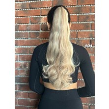 Peruk Market Tokalı Dalgalı At Kuyruğu Röfleli  60CM