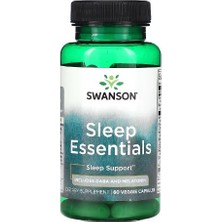 Swanson Sleep Essentials, 60 Kapsül (Gaba , Valerian Root +)