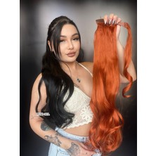 Peruk Market Bağcıklı Dalgalı At Kuyruğu - Bakır