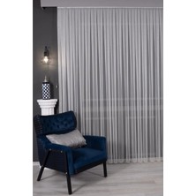 Ervin Grek Tül Petek Zemin Gramajlı Etek Kurşunlu Pilesiz Düz Dikim