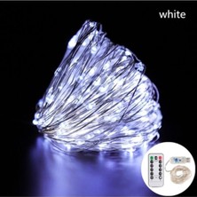 8 Modlu Usb'li Kumandalı Peri LED 10 Metre Beyaz