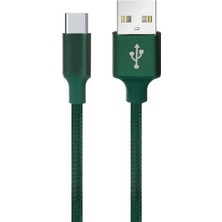 Zipax Samsung Galaxy Note 9 Şarj Kablosu Type C 2.4A Hasırlı - Gr-D2