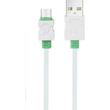 Zipax Galaxy A6 Plus 2018 Şarj Kablosu Micro USB 2 Metre