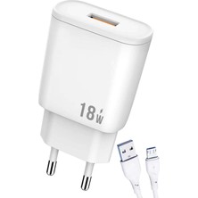 Zipax Samsung Galaxy Tab 3 P5210 Şarj Aleti Micro USB 18W 3.0A Hızlı Şarj